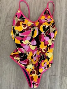 Printed One Piece swimsuit