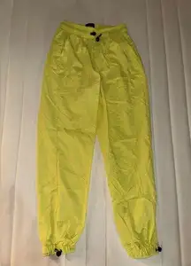 Bershka  neon yellow pants