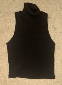 Zara sleeveless turtleneck