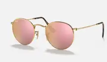 Pink Mirrored Sunglasses