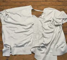 Lululemon Wrap‎ Cream One Size Cotton Polyester Silk Sweater Shawl Fall winter