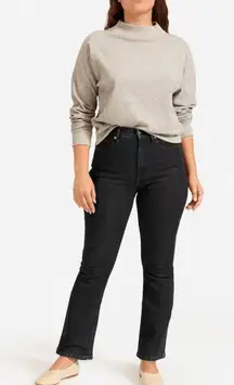 Everlane The Authentic Stretch Slim High Rise Bootcut Jeans  Black Size 26