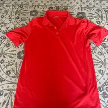 Nike Golf Red Dri-Fit Polo