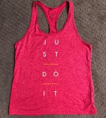 Nike Dri Fit Just Do It Tank.  Size Medium.