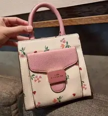 Coach  Mini Pepper Crossbody With Heart Petal Print