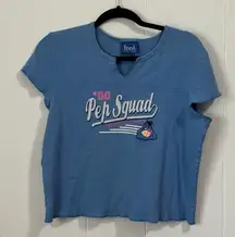 Vintage Y2K Eeyore Pep Squad Cropped Baby Tee‎ Large