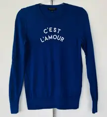 Women's Banana Republic Merino Wool Crewneck knit sweater Cest L'Amour  small