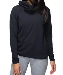 Lululemon Healthy Heart Pullover Hoodie Thumbholes Rulu Sweat-Wicking Black 10