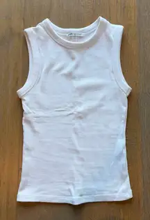 Zara White Tank — Small