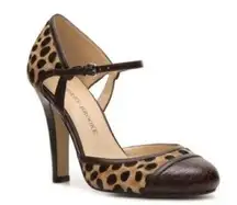 Audrey Brooke lanelee calf hair pumps