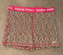 Nike Pro 3" Pink Spandex Shorts
