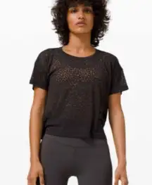 Lululemon ‎ cates tee camo veil burnout black 4