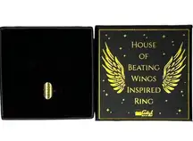 Bookish Box The Kingdom of Crows Stamp Ring - April 2024 "Spellbound Sacrifice"