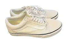 Vans Old School Cream Beige Off White Skater Sneaker Shoes Women Size 8 Men 6.5
