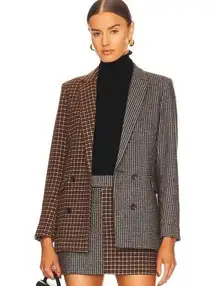 NWT  Cody Blazer Mixed Mini Check