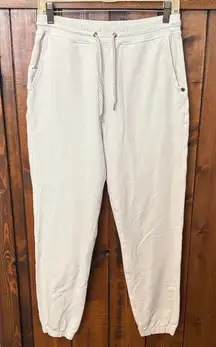 Vuori Cream Cotton and Terry Cloth Jogger