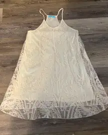 Francesca's White Lace Dress