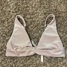 Victoria’s Secret Bralette Velour Sparkle Medium Pink