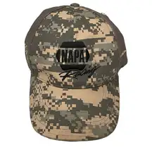 NAPA Racing NASCAR Capps Elliott camo hat military