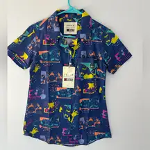 RSVLTS PIXAR Graphic Button Down Shirt XS