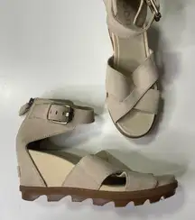 Sorel Tan Wedge Sandals