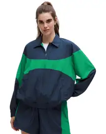 NWT Lululemon Small Oversized Retro Colorblock Wind Water-Repellent Jacket