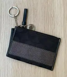 Coach Mini Skinny Wallet/Coin Pouch Keychain Cardholder