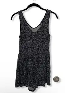 One Clothing Los Angeles black and white romper