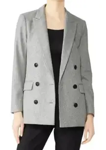 RAG & BONE Blazer Style‎ Wool Pea Coat Grey Sz 6