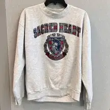Jerzees Vintage School Sweatshirt Plaid Single Stitch M Medium L Large