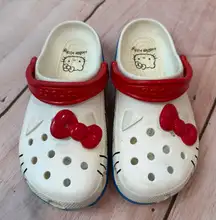 Crocs Unisex Adult Classic Hello Kitty White Women Size 8 Men 6