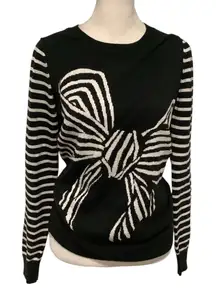 Banana Republic Black and White Bow Sweater. Excellent Condition. WORN ONCE