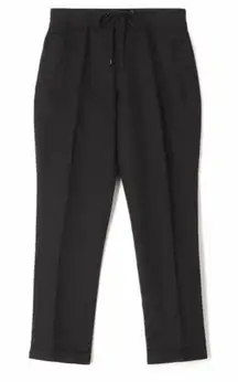 James Perse Women’s Drawstring Waist Straight Leg Pant Black Small (1) Casual