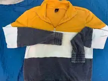 Zine Zip Up Faded Sweater