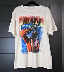 CVLA A Nightmare On Elm Street Freddy’s Dead Unisex T-Shirt. Adult Sz L. NWOT