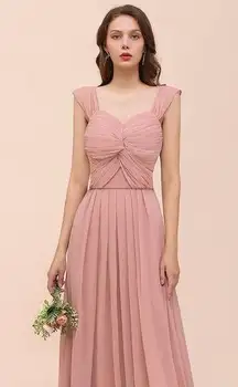 JJ’s House Vintage Mauve Chiffon Straps Dress