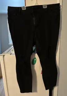 Old Navy Black Distressed Rockstar High Rise Super Skinny Jean