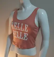 Guess Belle Fille Pink Cropped Tank Top (Small)