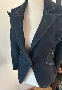 White House black market Jean jacket size 0
