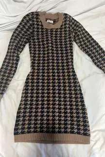 long sleeve knit dress