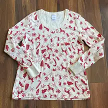 Hanna Andersson Organic Cotton Pajama Top Christmas
