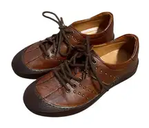 Spring Step Sosa Shoes Women’s brown leather sneakers