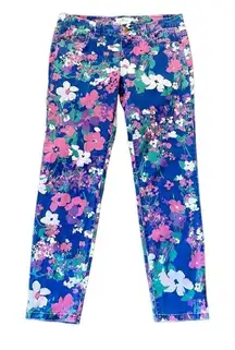 Vineyard Vines floral cropped pants size 4