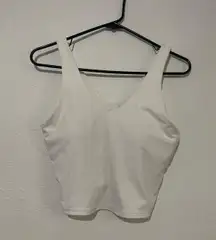 Cream Crop Top