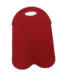 Built Red Double Wine Bottle Neoprene Carrier Holder Cooler