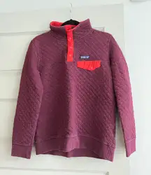 Quilted Pullover Snap T