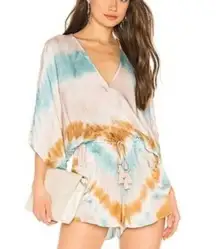 Young Fabulous & Broke Tie Dye Silk Romper