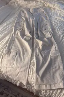 target cream cargo pants 