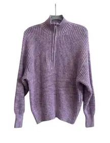 Offline by Aerie Sweater oversized Size XSmall ribbed purple Lavender