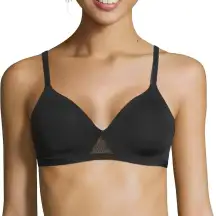 Hanes Oh So Light Women's Wireless T-Shirt Bra, Comfort Flex‎ Fit XL